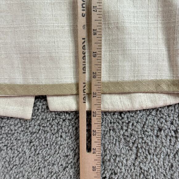 VINTAGE 60s Moe Nathan Silk Vest Womens 8 Beige Button Front Sleeveless READ - Picture 11 of 13